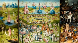 The Garden of Earthly Delights by Hieronymus Bosch. The Prado Museum.